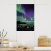 Nordlicht Poster (Küche)