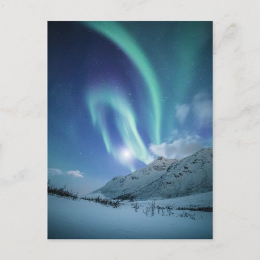 Nordlicht Postkarte (Vorderseite)