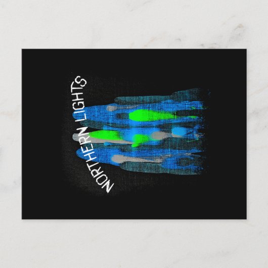 Nordlicht Postkarte (Vorderseite)