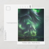 Nordlicht Postkarte (Vorne/Hinten)