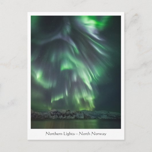 Nordlicht Postkarte (Vorderseite)