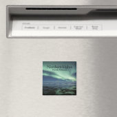 Nordlicht-Souvenir Magnet (In Situ (Geschirrspüler))
