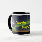 Nordlicht-Taglilie-Tasse Tasse (Vorderseite Links)