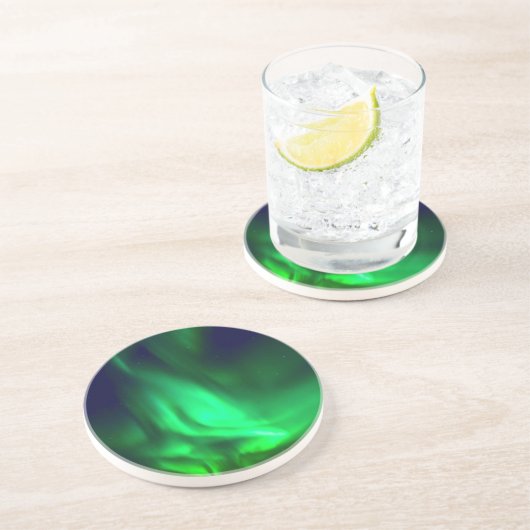Nordlicht-Untersetzer Getränkeuntersetzer (Seite)