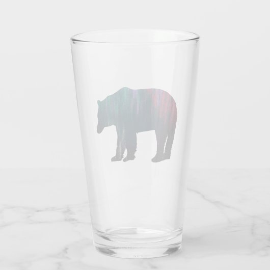 Nordlichtbär Glas (Rückseite)