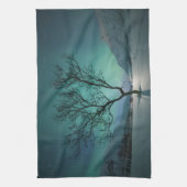 Nordlichtbaum Geschirrtuch (Vertikal)