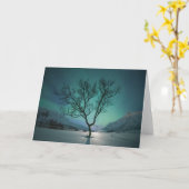 Nordlichtbaum Karte (Gelbe Blume)