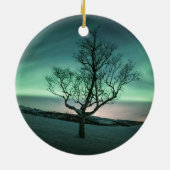 Nordlichtbaum Keramik Ornament (Hinten)