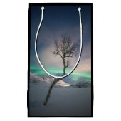 Nordlichtbaum Kleine Geschenktüte (Vorderseite)