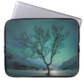 Nordlichtbaum Laptopschutzhülle (Vorderseite)