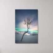 Nordlichtbaum Leinwanddruck (Vorderseite)
