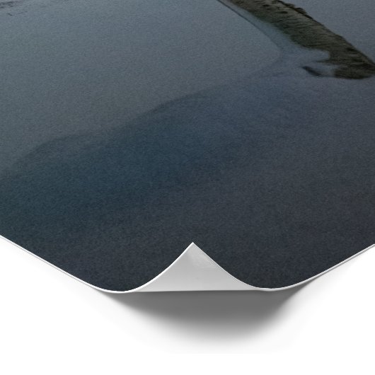 Nordlichtbaum Poster (Ecke)