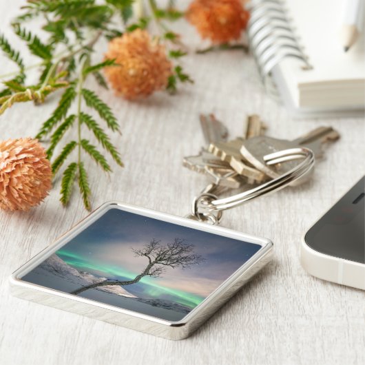 Nordlichtbaum Schlüsselanhänger (Seite)