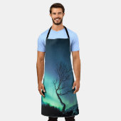 Nordlichtbaum Schürze (Getragen)