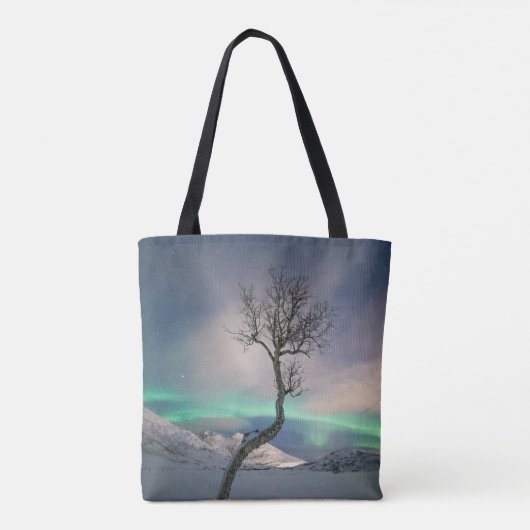 Nordlichtbaum Tasche (Rückseite)