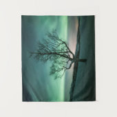 Nordlichtbaum Wandteppich (Vorderseite)