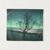 Nordlichtbaum Wandteppich (Vorderseite (Horizontal))