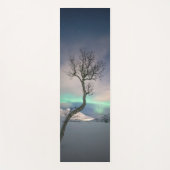 Nordlichtbaum Yogamatte (Vorderseite)