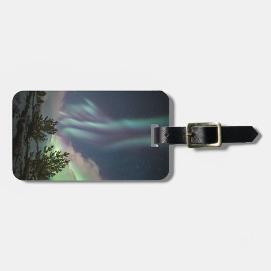 Nordlichtbäume Gepäckanhänger (Vorderseite horizontal)