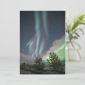 Nordlichtbäume Karte (Stehend Vorderseite)