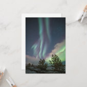 Nordlichtbäume Karte (Vorderseite/Rückseite Beispiel)