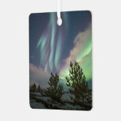 Nordlichtbäume Ornament Aus Metall (Vorderseite links)