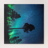 Nordlichtbäume Puzzle (Horizontal)