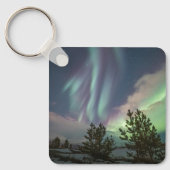 Nordlichtbäume Schlüsselanhänger (Vorderseite)