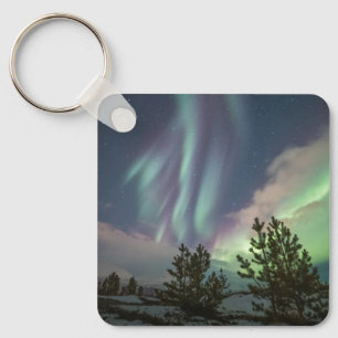 Nordlichtbäume Schlüsselanhänger