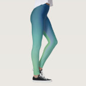 Nordlichtblaues Übergrün Leggings (Rechts)