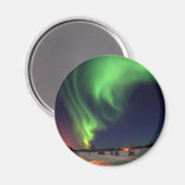 Nordlichter am Bärensee Magnet (Vorderseite/Rückseite)