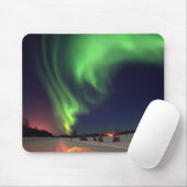 Nordlichter am Bärensee Mousepad (Mit Mouse)