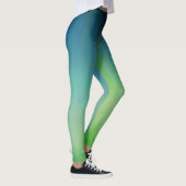 Nordlichter aquamarin/Limon Leggings (Rechts)