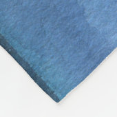 Nordlichter, Aquarelllandschaft Fleecedecke (Ecke)