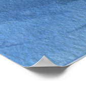 Nordlichter, Aquarelllandschaft Poster (Ecke)