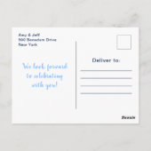 Nordlichter Arktische Tiere Geburtstag Postkarte (Rückseite)