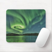 Nordlichter auf dem See Mousepad (Mit Mouse)