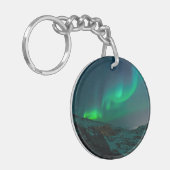 Nordlichter Aurora Borealis Alaska Sterne Schlüsselanhänger (Vorderseite links)