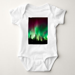 Nordlichter Aurora borealis Baby Strampler