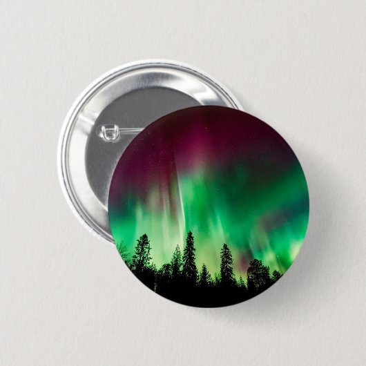 Nordlichter Aurora borealis Button (Vorne & Hinten)