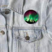 Nordlichter Aurora borealis Button (Beispiel)