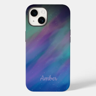 Nordlichter Aurora Borealis Night Personalisiert Case-Mate iPhone 14 Hülle