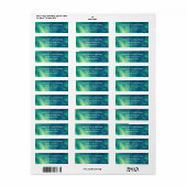 Nordlichter Aurora Borealis Night Sky Rückkehr (Vorne)