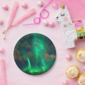 Nordlichter, Aurora Borealis Pappteller (Party)