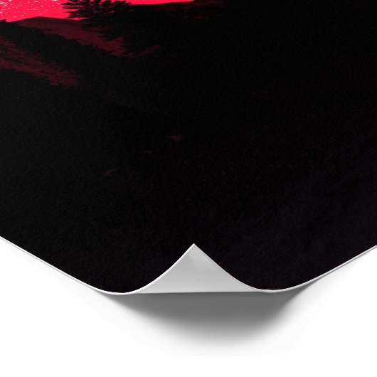 Nordlichter - Aurora Borealis Poster (Ecke)