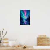 Nordlichter Aurora Borealis Poster (Küche)