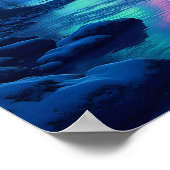 Nordlichter Aurora Borealis Poster (Ecke)