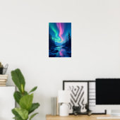 Nordlichter Aurora Borealis Poster (Heimbüro)