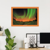 Nordlichter Aurora Borealis Poster (Heimbüro)