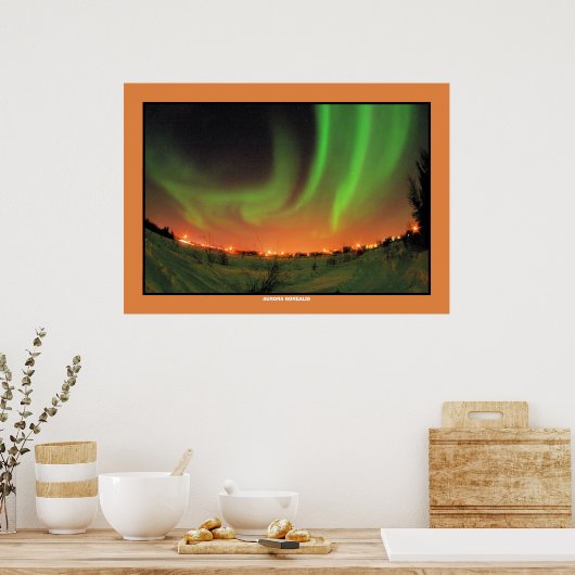 Nordlichter Aurora Borealis Poster (Küche)
